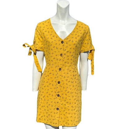 AFTER MARKET - Yellow Floral Dress - Rack Hunt