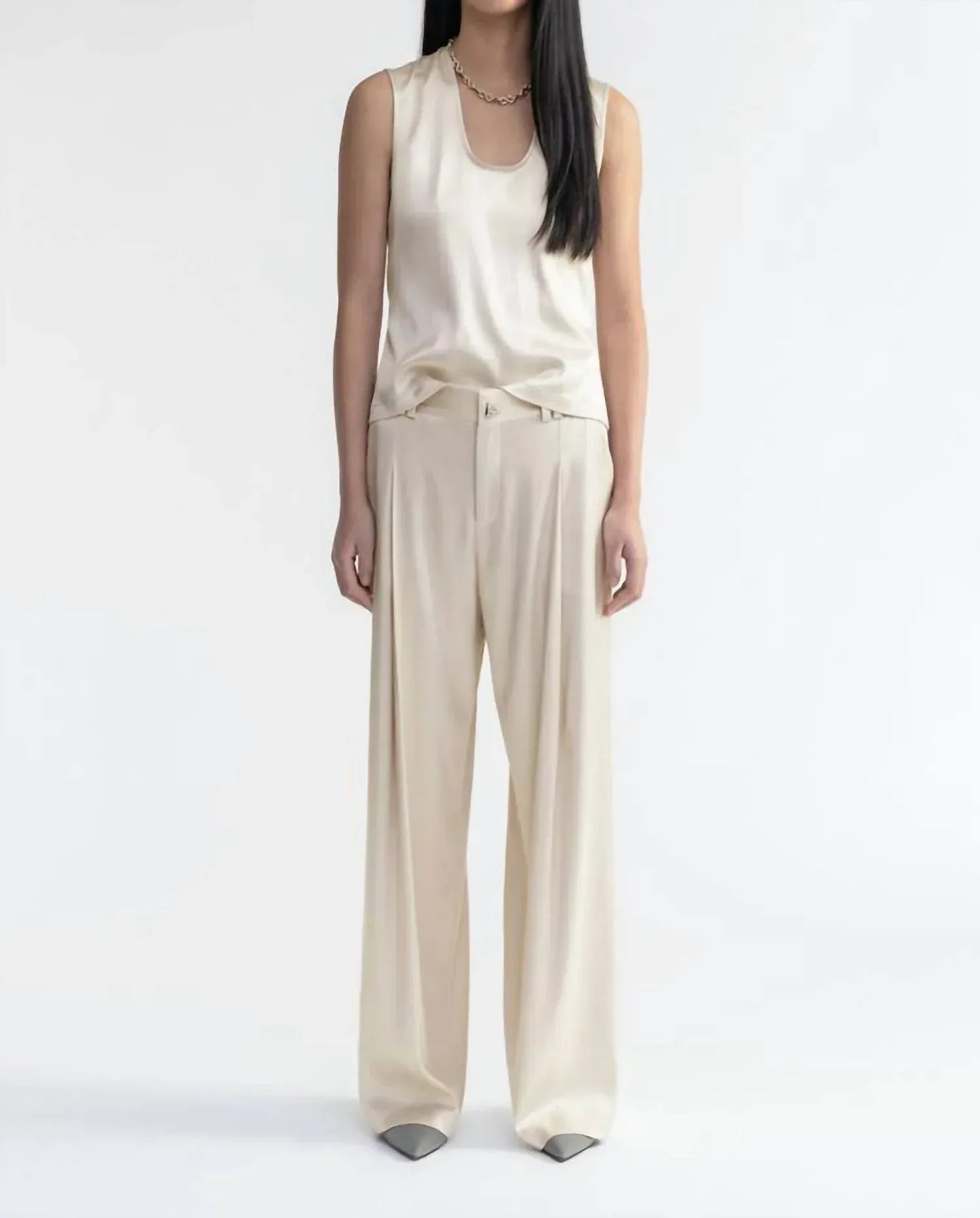 AERON - Tutu Scoop-neck Satin Top - Rack Hunt