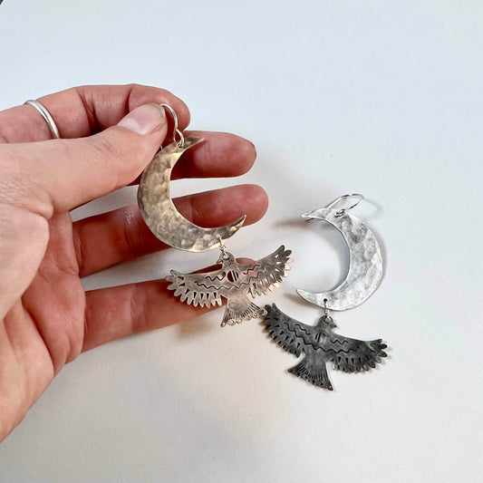 Fluff Hardware - Night Wing Earrings - Rack Hunt -