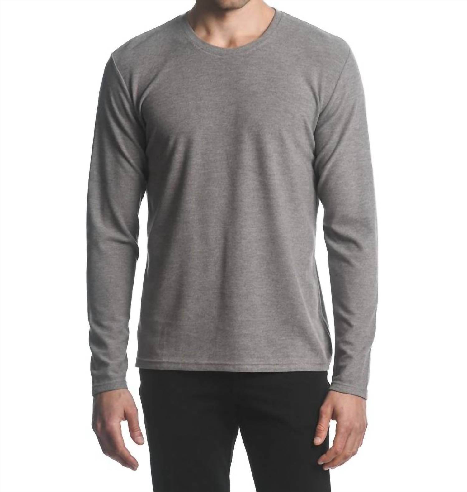 Postmarc - Stretch Knit Long Sleeve Crew Pullover - Rack Hunt -