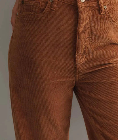 Pilcro - Scotty Cuffed High Rise Straight Corduroy Pant - Rack Hunt