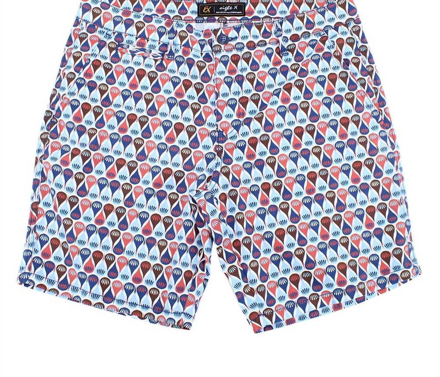 Men's Retro Print Shorts