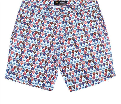 Men's Retro Print Shorts