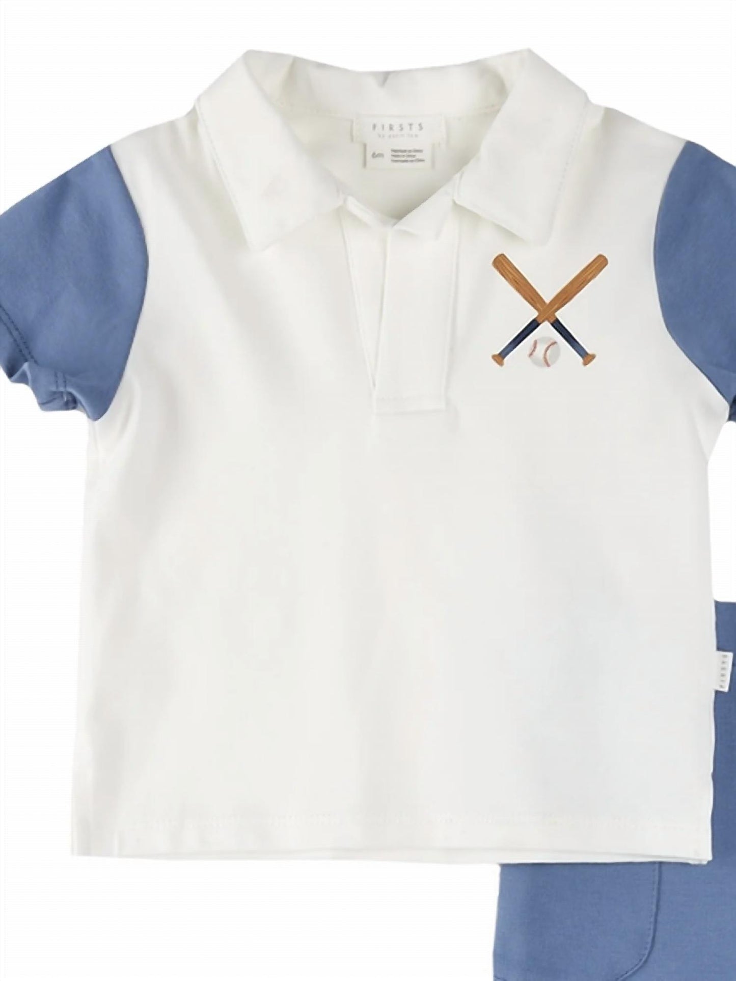 Boy's Baseball Polo Shirt Set