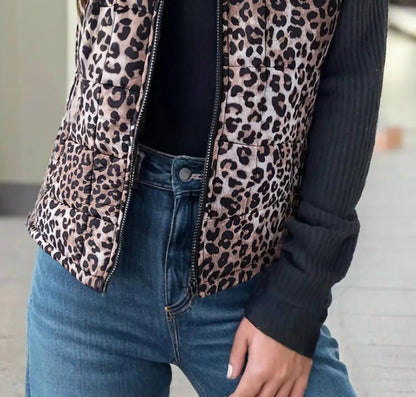 Not Today Leopard Vest