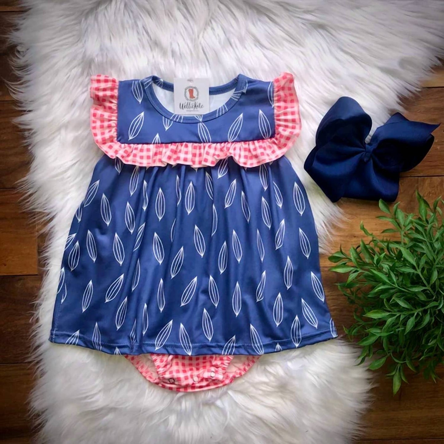 Infant Americana Farmhouse Romper