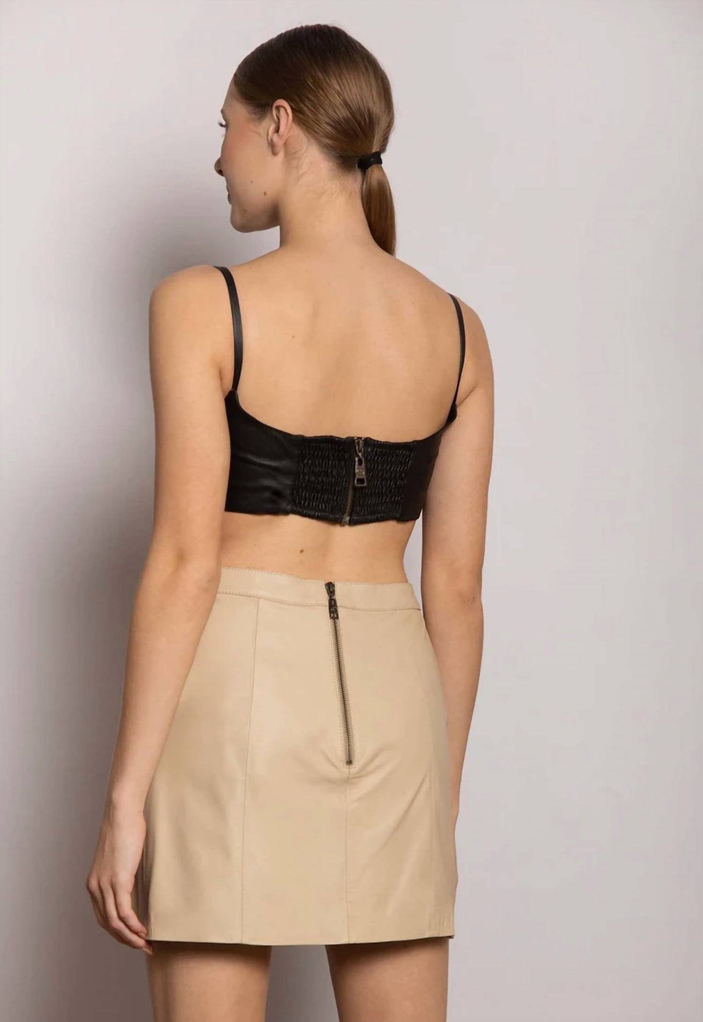 Leather Mini Skirt