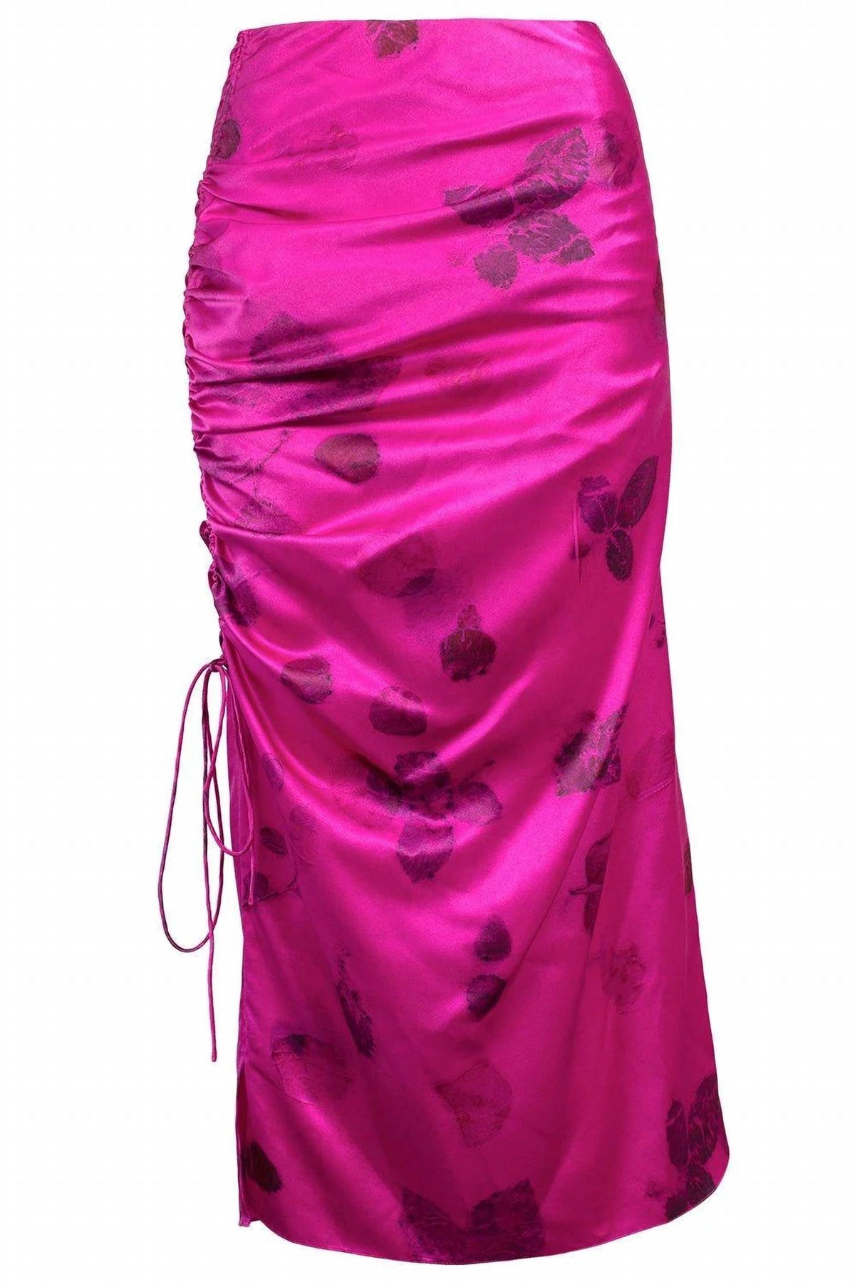 Side Ruched Pencil Skirt