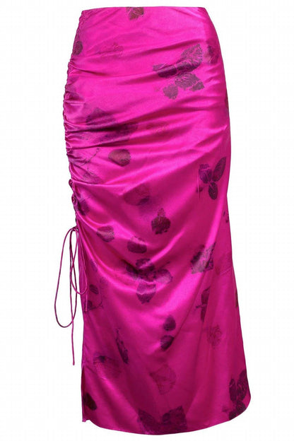 Side Ruched Pencil Skirt