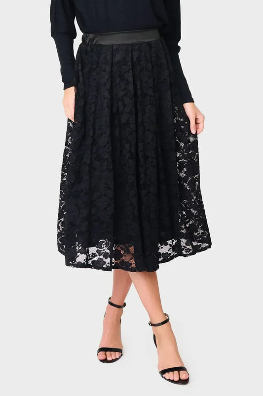Gibsonlook - Party Lace Midi Skirt - Rack Hunt