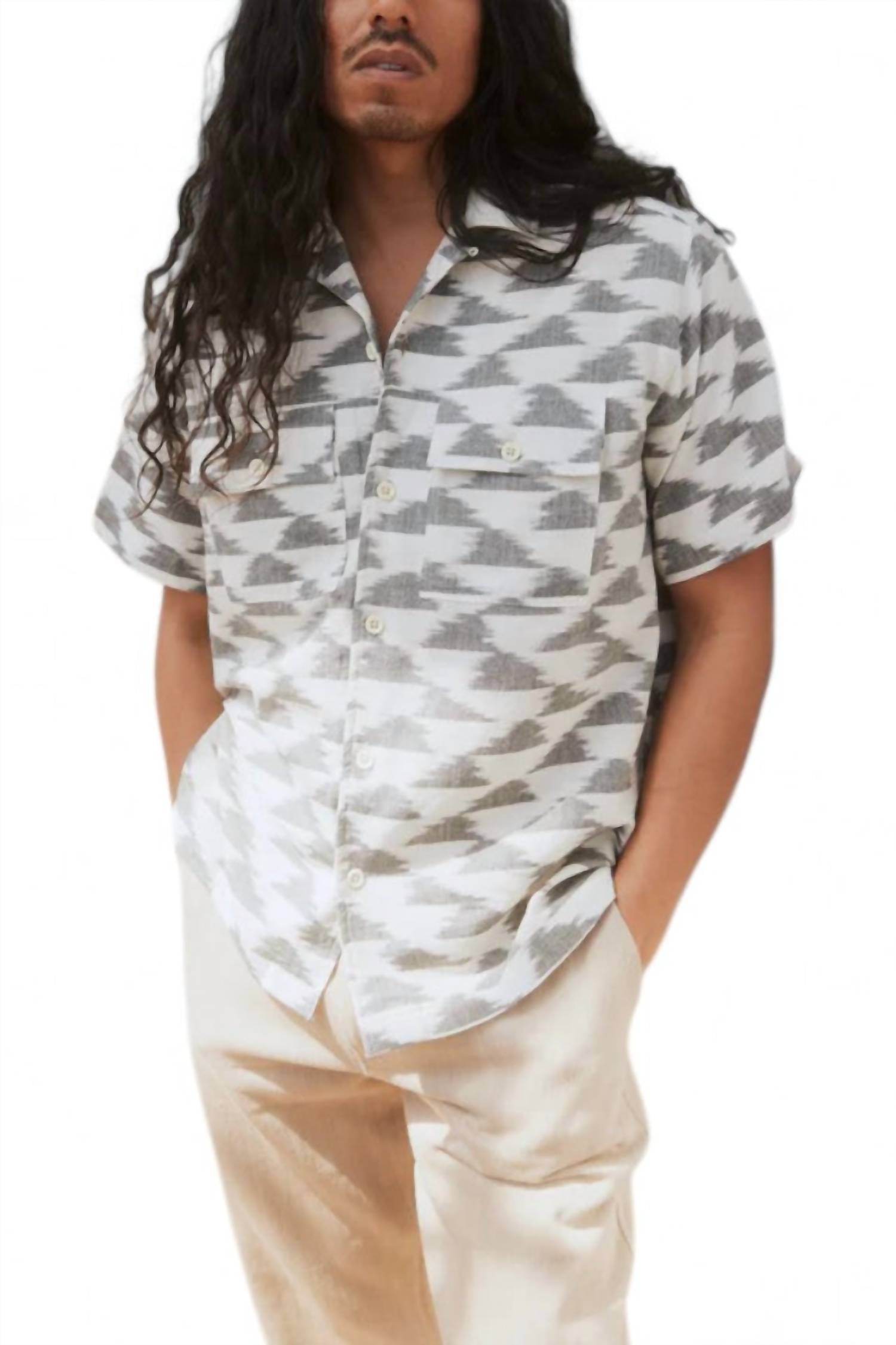 Umber & Ochre - Harshil Two Pocket Short Sleeve Shirt - Rack Hunt -