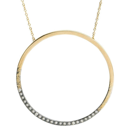 Kate Maller Jewelry - Women's Circle Sunshine Necklace - Rack Hunt -