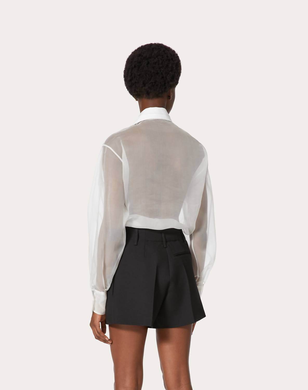 Valentino - Embroidered Organza Shirt - Rack Hunt