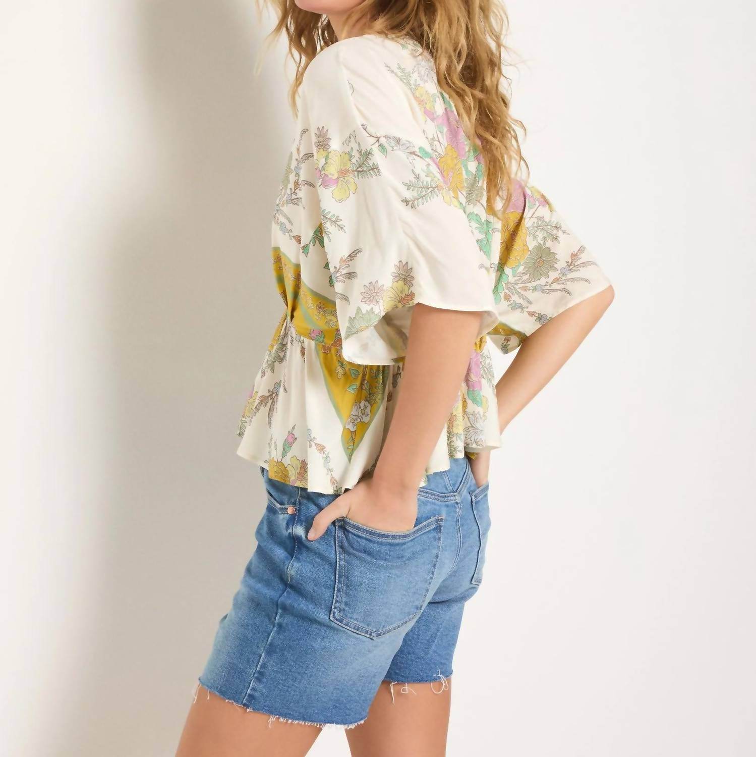 Seventy Eight and Sunny - Printed Skysail Blouse - Rack Hunt