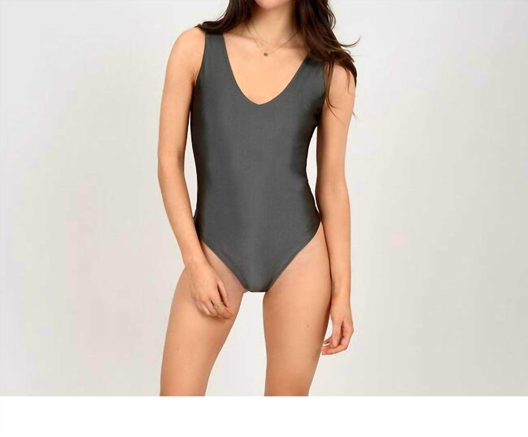 RD International - Valentina V Neck Sleeveless Bodysuit - Rack Hunt -