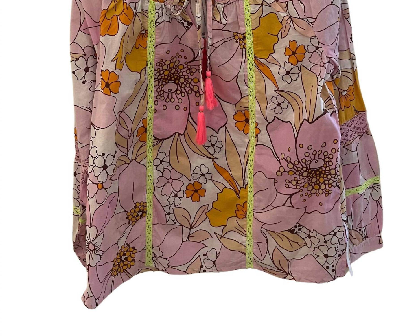 Place du Soleil - Women's Floral Pattern Blouse - Rack Hunt