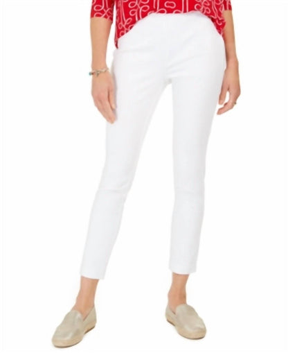 Chelsea Twill Tummy Control Cropped Pants