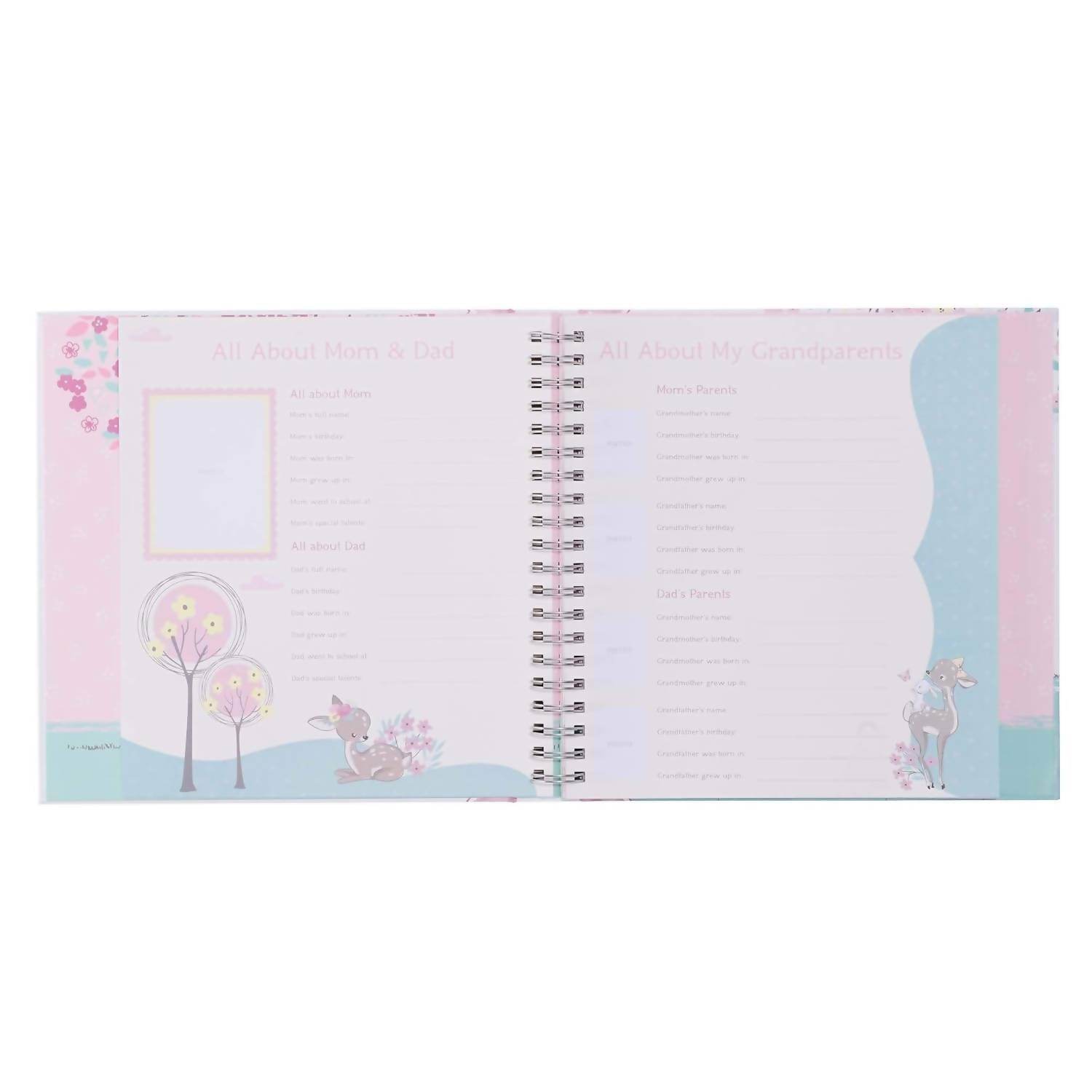 Christian Art Gifts - Girl Baby Book of Memories Keepsake Photo - Rack Hunt -