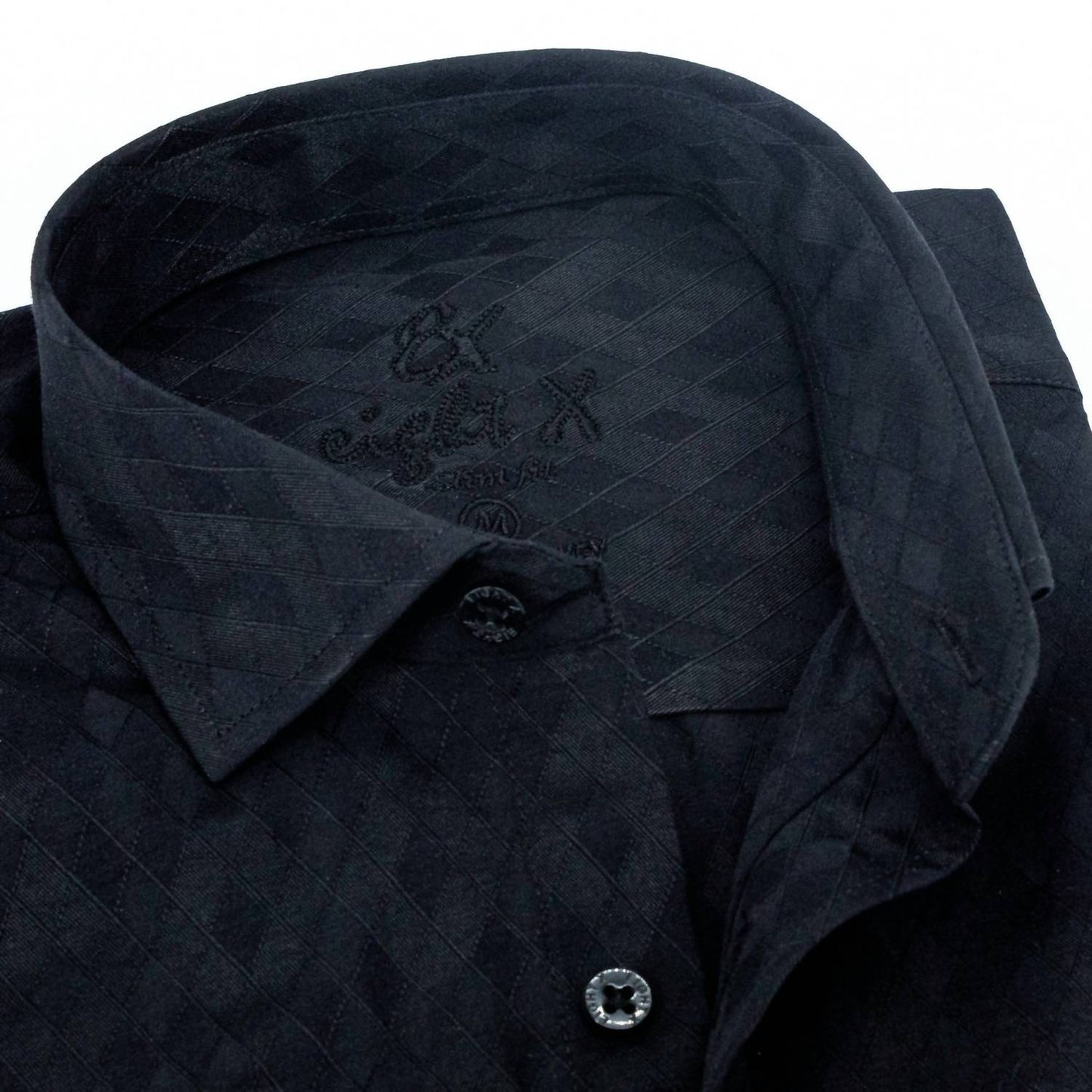 Men's Argyle Jacquard Button Down Shirt