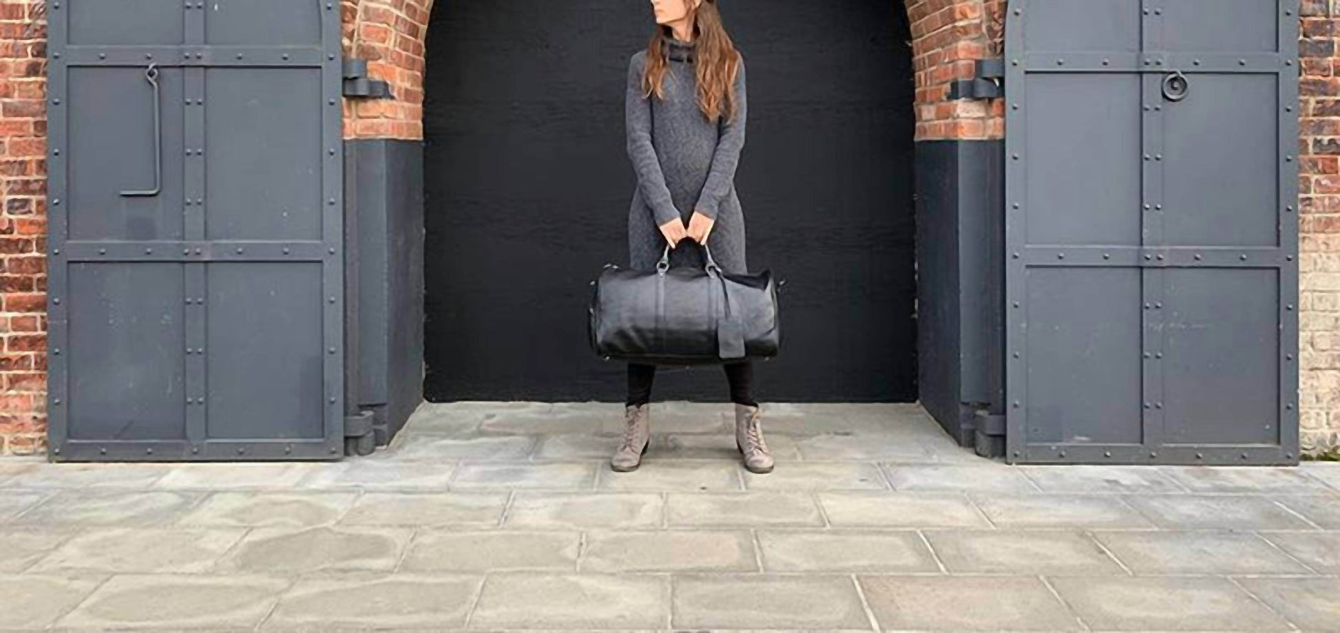 Steel Horse Leather - Men's Endre Weekender Vintage Leather Duffle Bag - Rack Hunt -