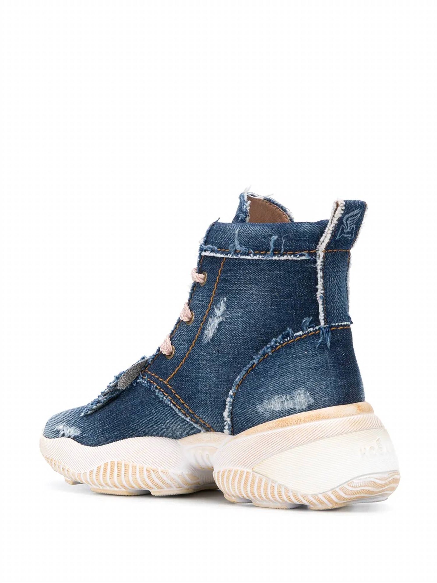 Women's Interaction Denim High-top Sneakers Boots