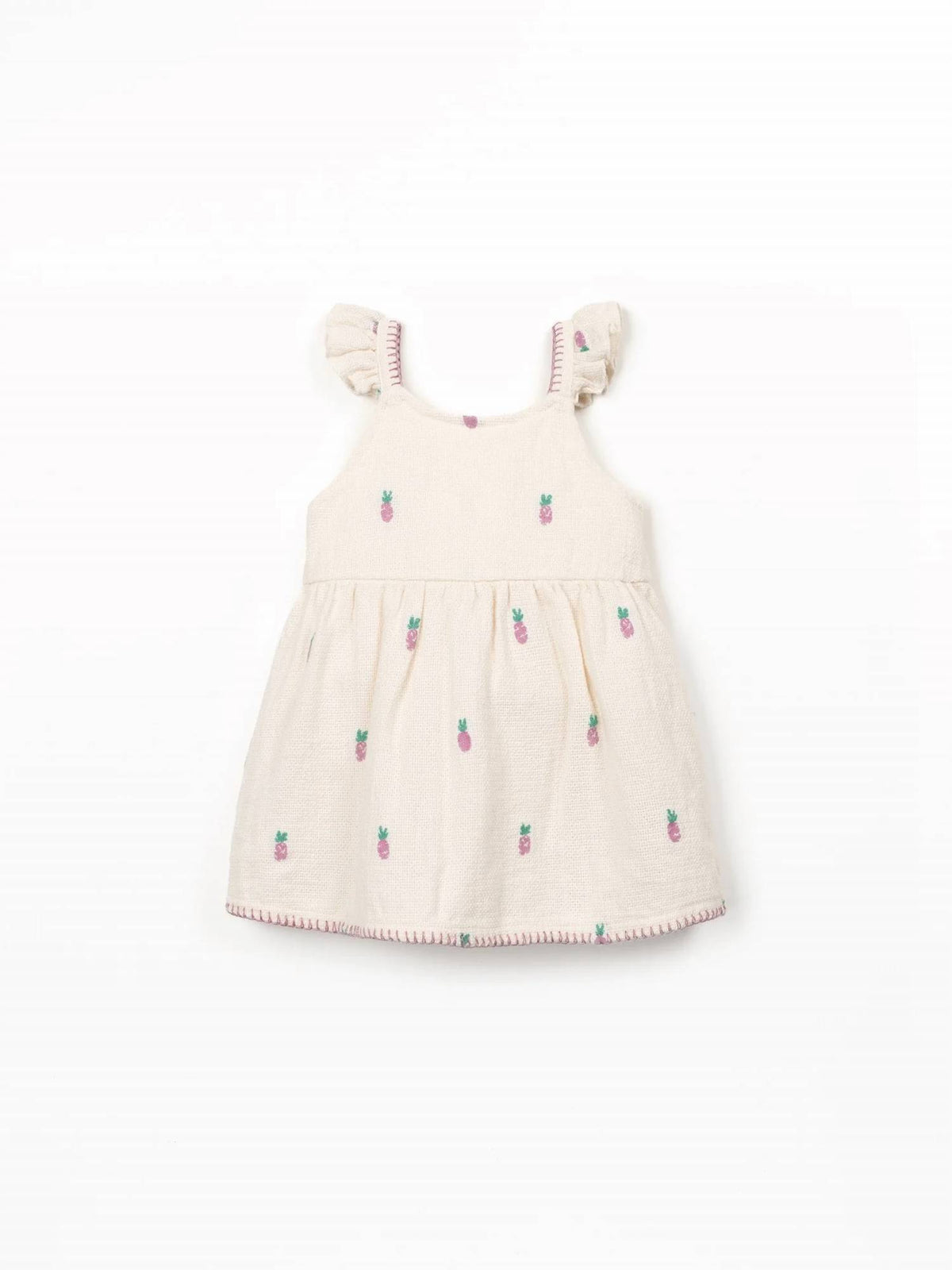 Girls Pineapple Ruffle Dress