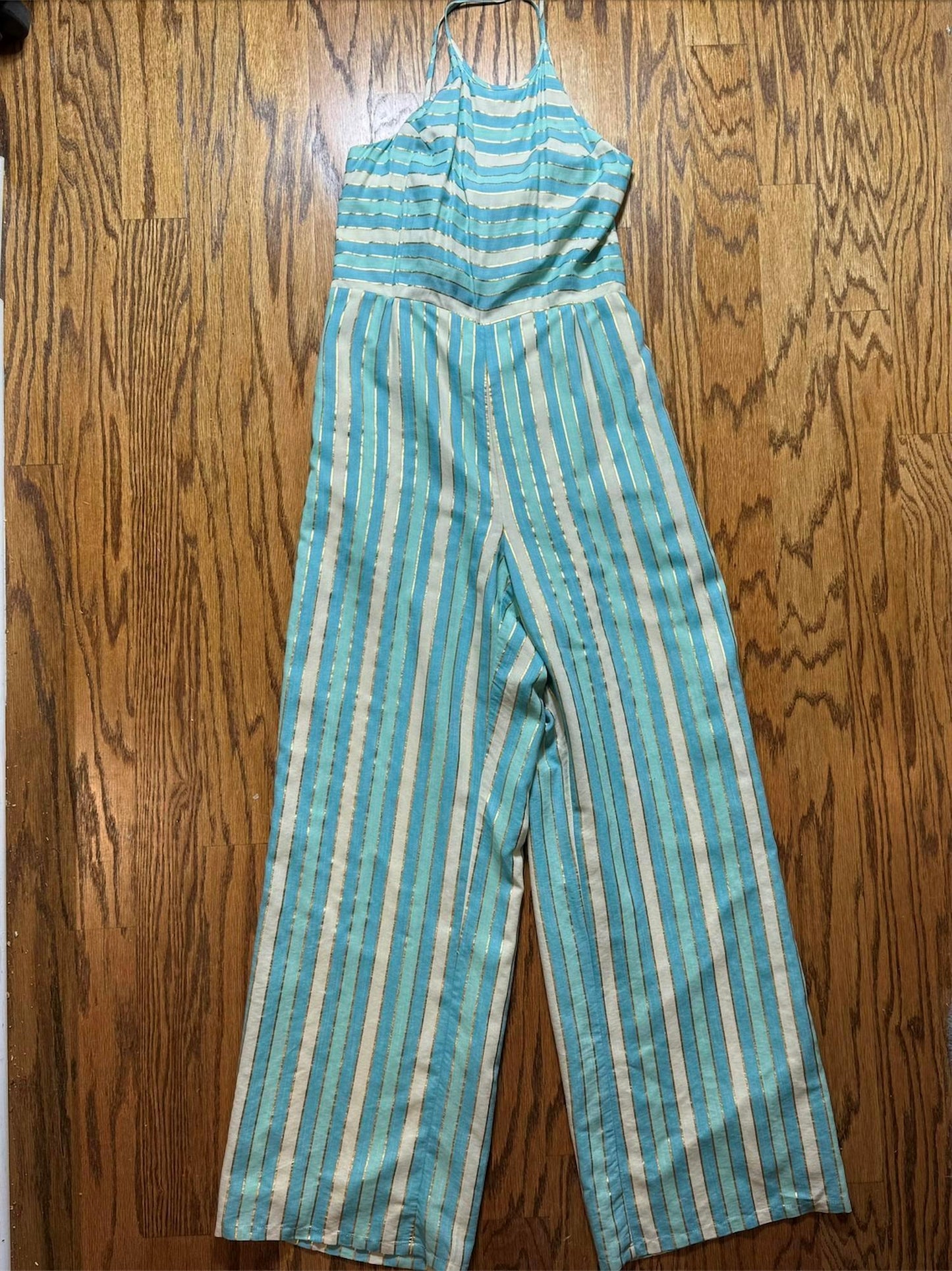 Julie Brown - Women's Striped Jumpsuit - Rack Hunt