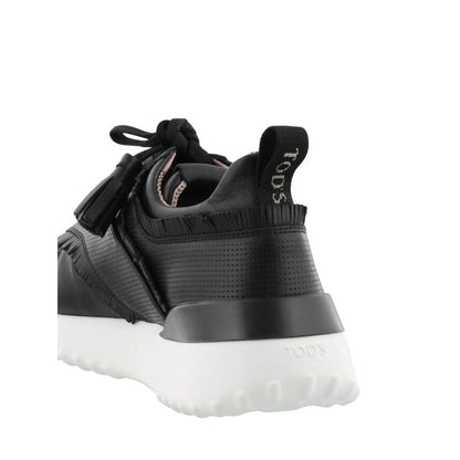 Women's Fringed Leather Sneakers