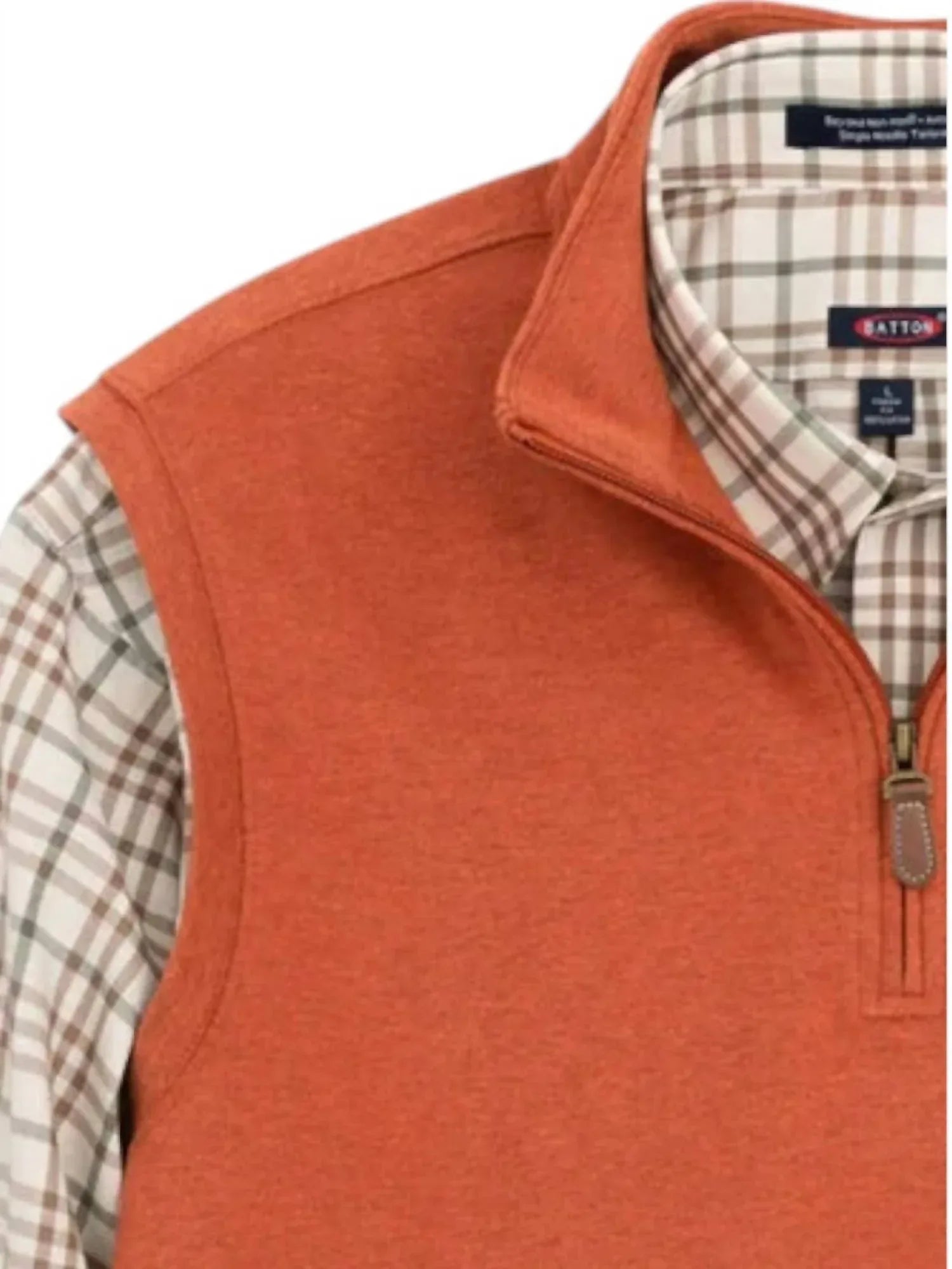 Batton - Men's Quarter Zip Sweater Vest - Rack Hunt