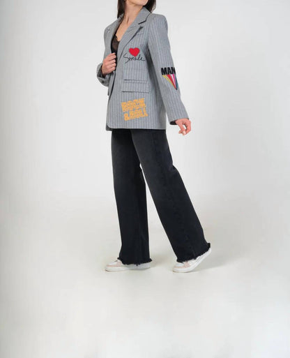 Amour Embroidered Blazer