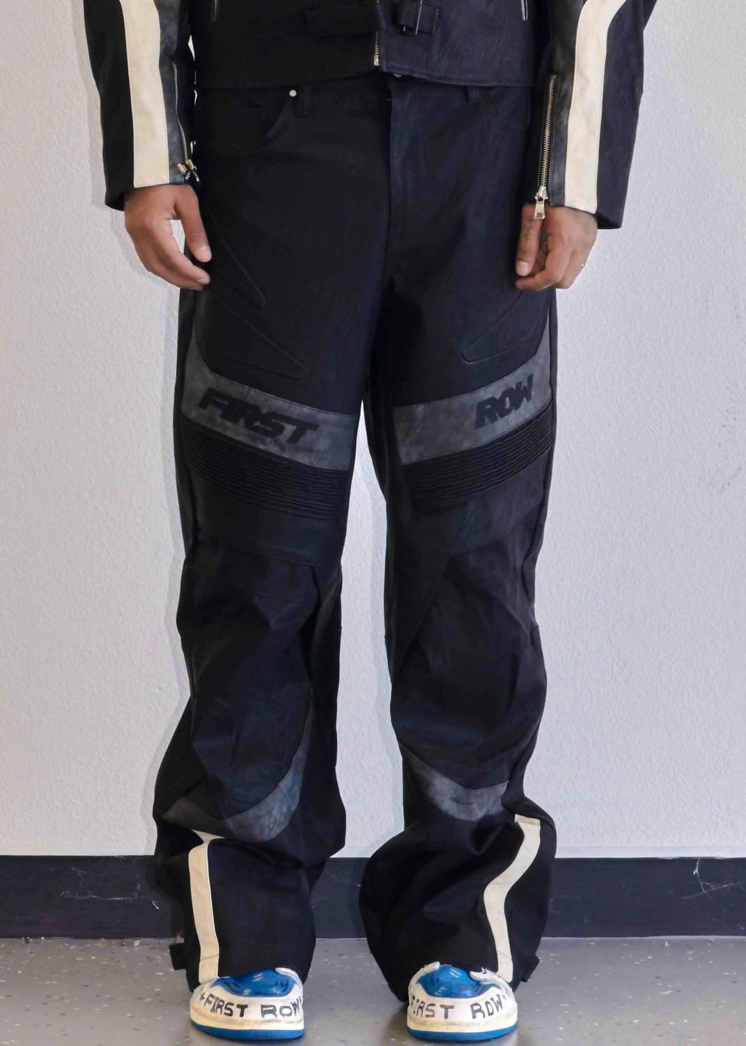 Furious Motor Racing Y2K Leather Pants