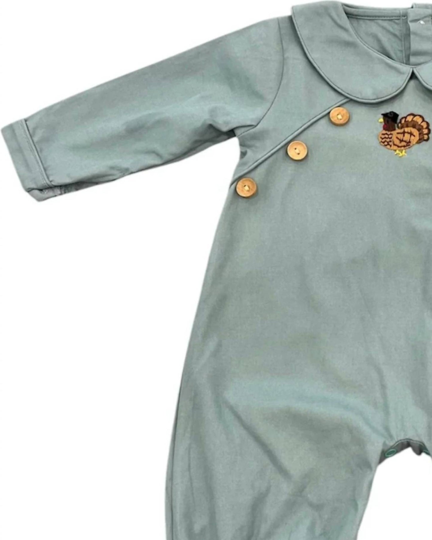 Kids Embroidered Turkey Longall