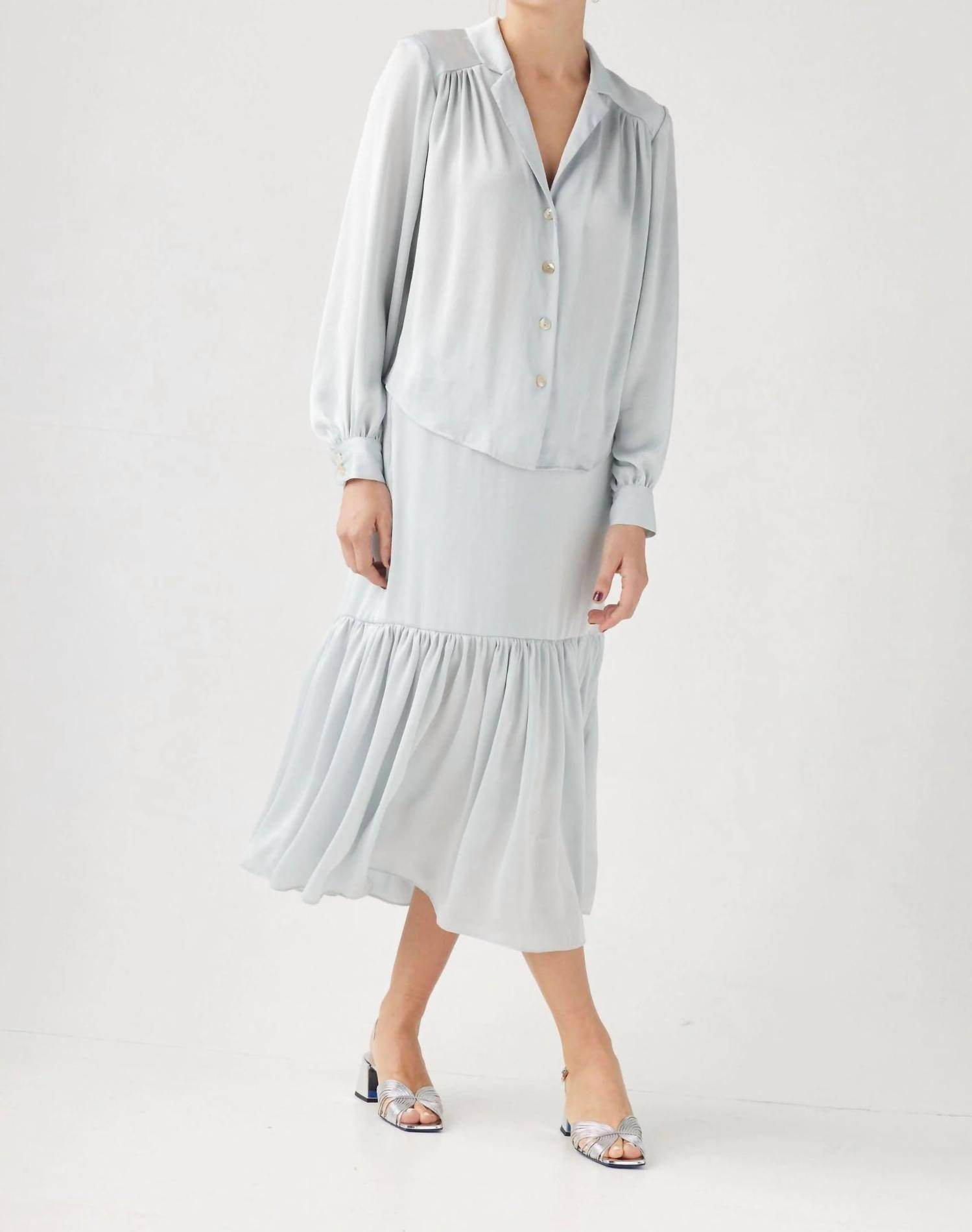 Rose Velvet - Colette Midi Skirt - Rack Hunt -