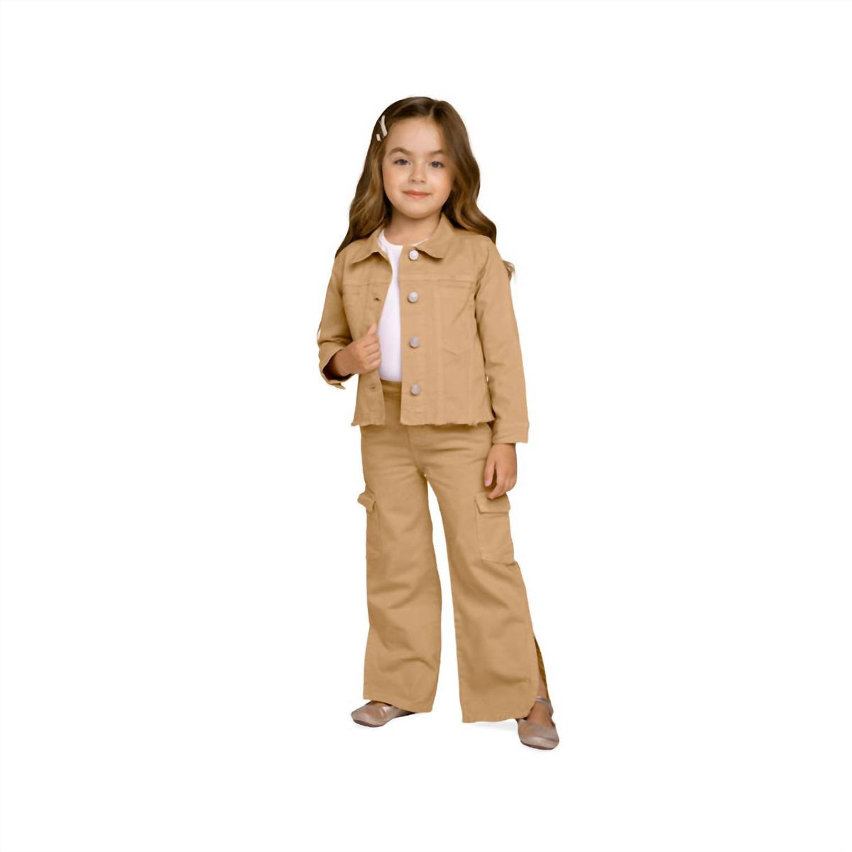 Side Pockets With Small Slit Pants
