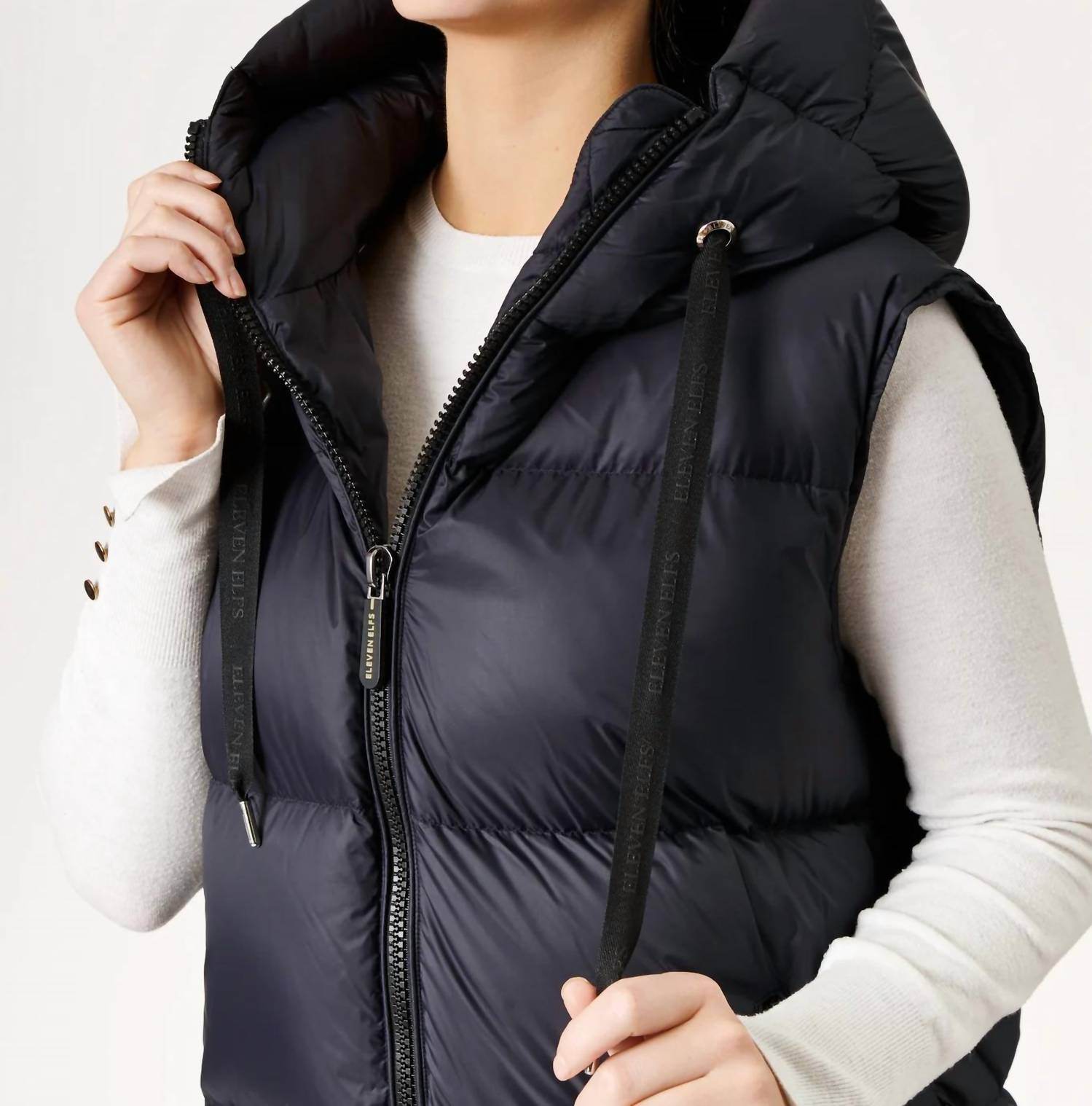 Eleven Elfs - Glaze Long Down Vest - Rack Hunt -