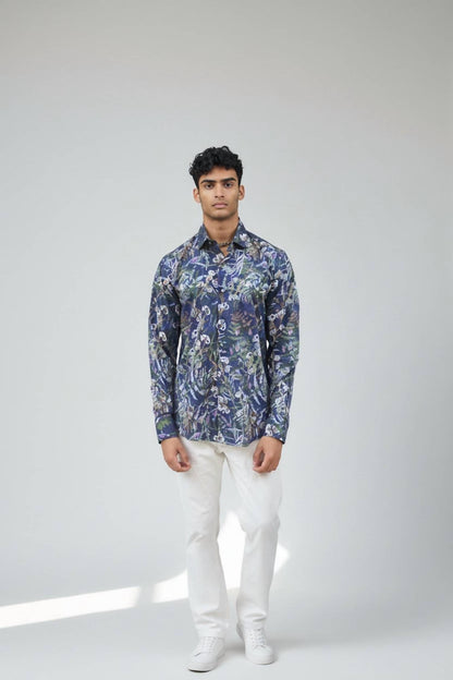 Slim Fit Casual Long Sleeve Shirt