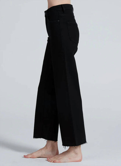 Crop Slim Wide Leg Jeans