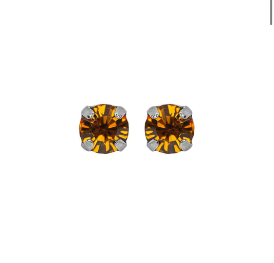 Women's Topaz Stud Earrings
