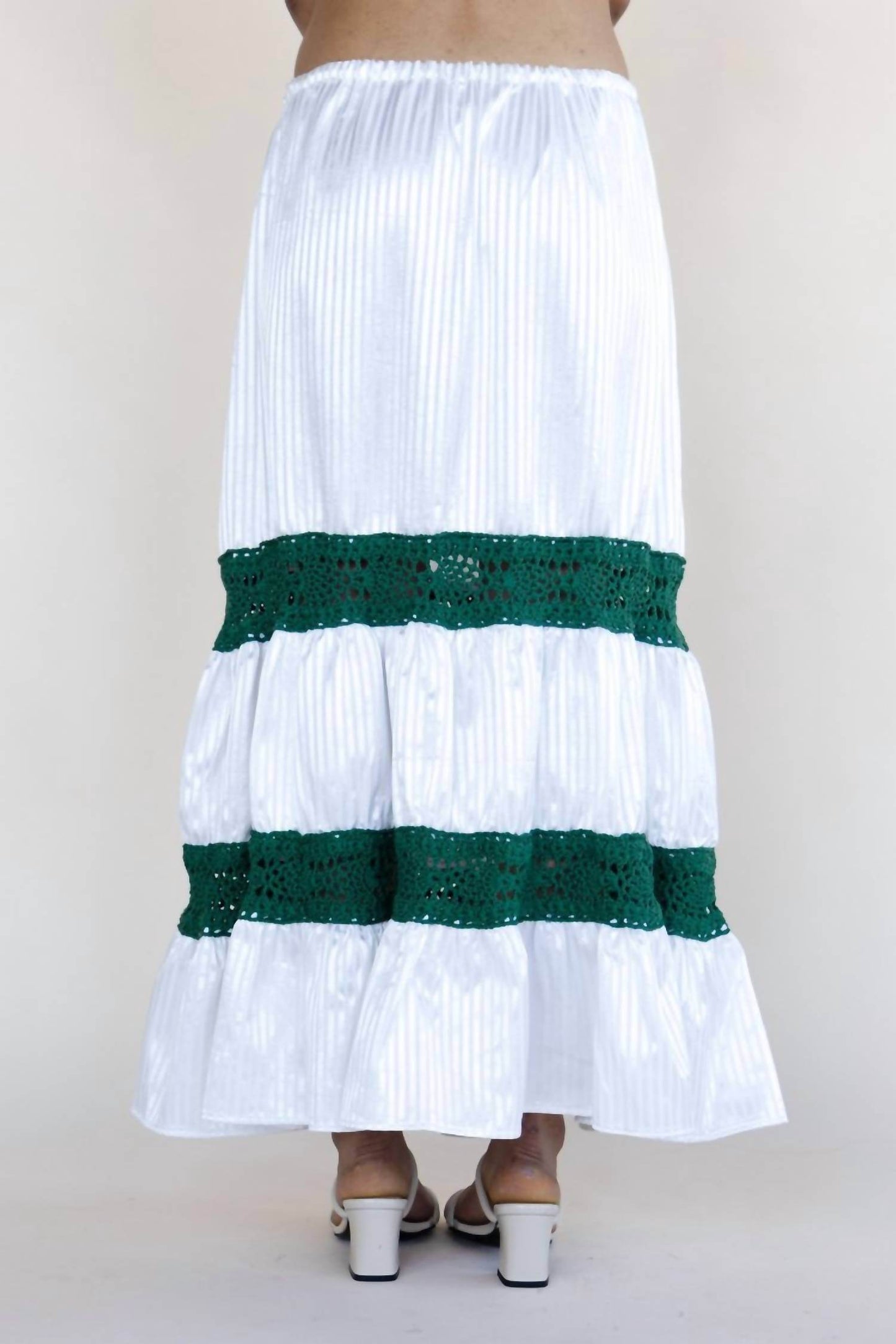 Tala Barbotin Khalidy - Ruffled Silk Skirt - Rack Hunt -