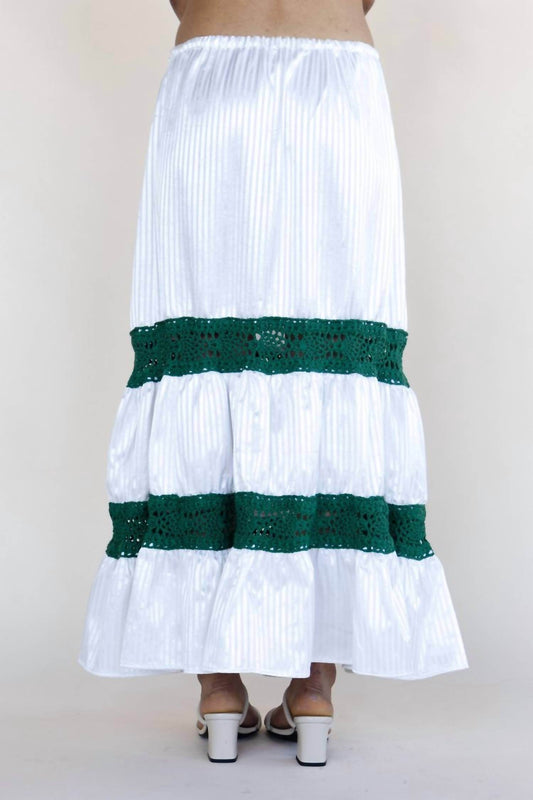 Tala Barbotin Khalidy - Ruffled Silk Skirt - Rack Hunt -