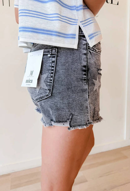 Star Denim Shorts