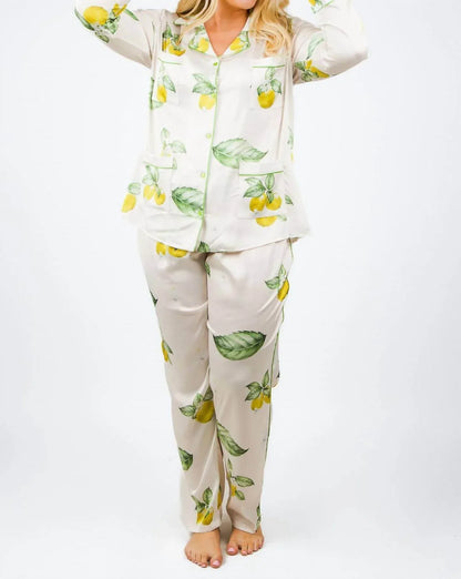 ISAYES - Lemon Pajama Set - Plus - Rack Hunt