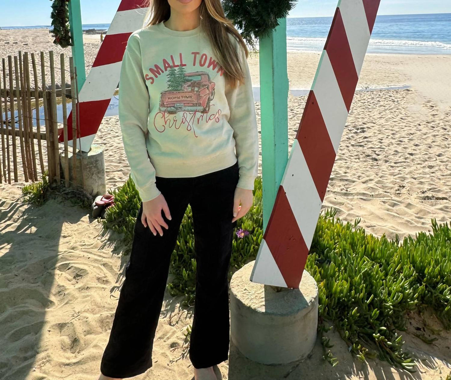 Small Town Christmas Graphic Sweatshirt