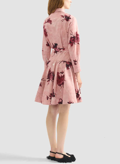 Long Sleeve Mini Shirt Dress