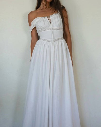 Belle Corset Detail Maxi Dress