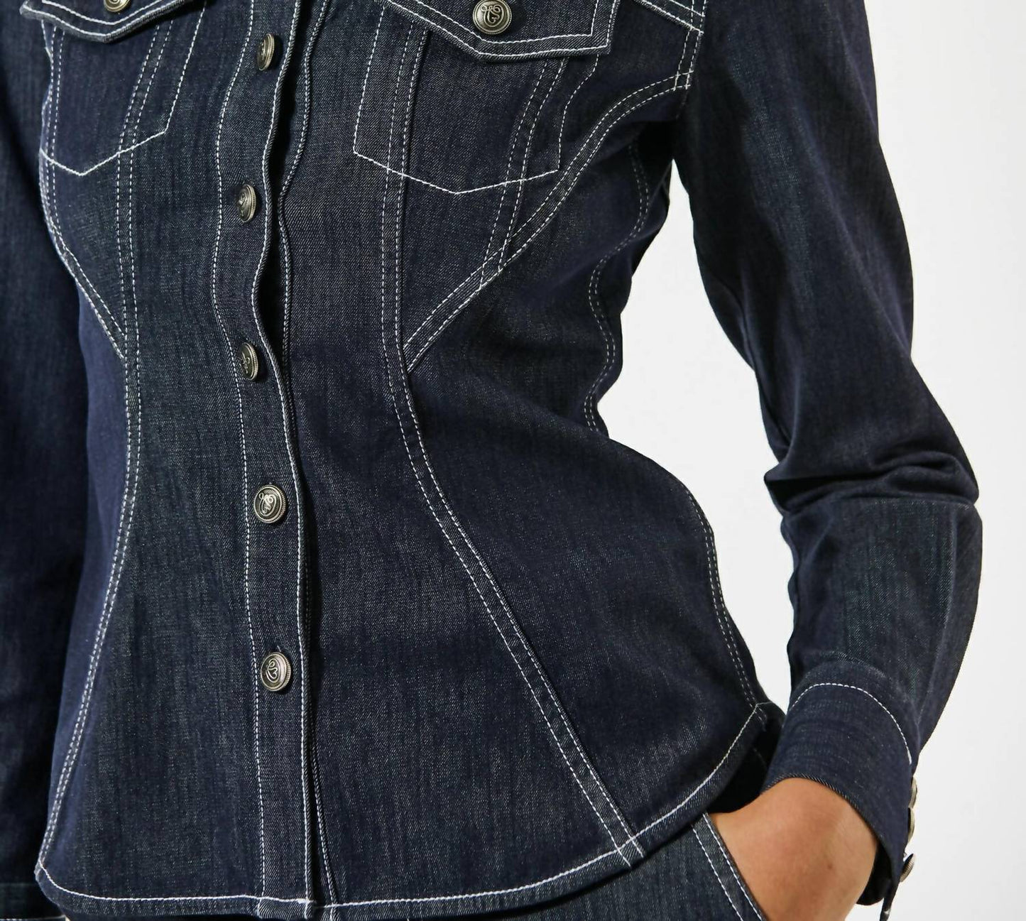 Henadea Denim Top