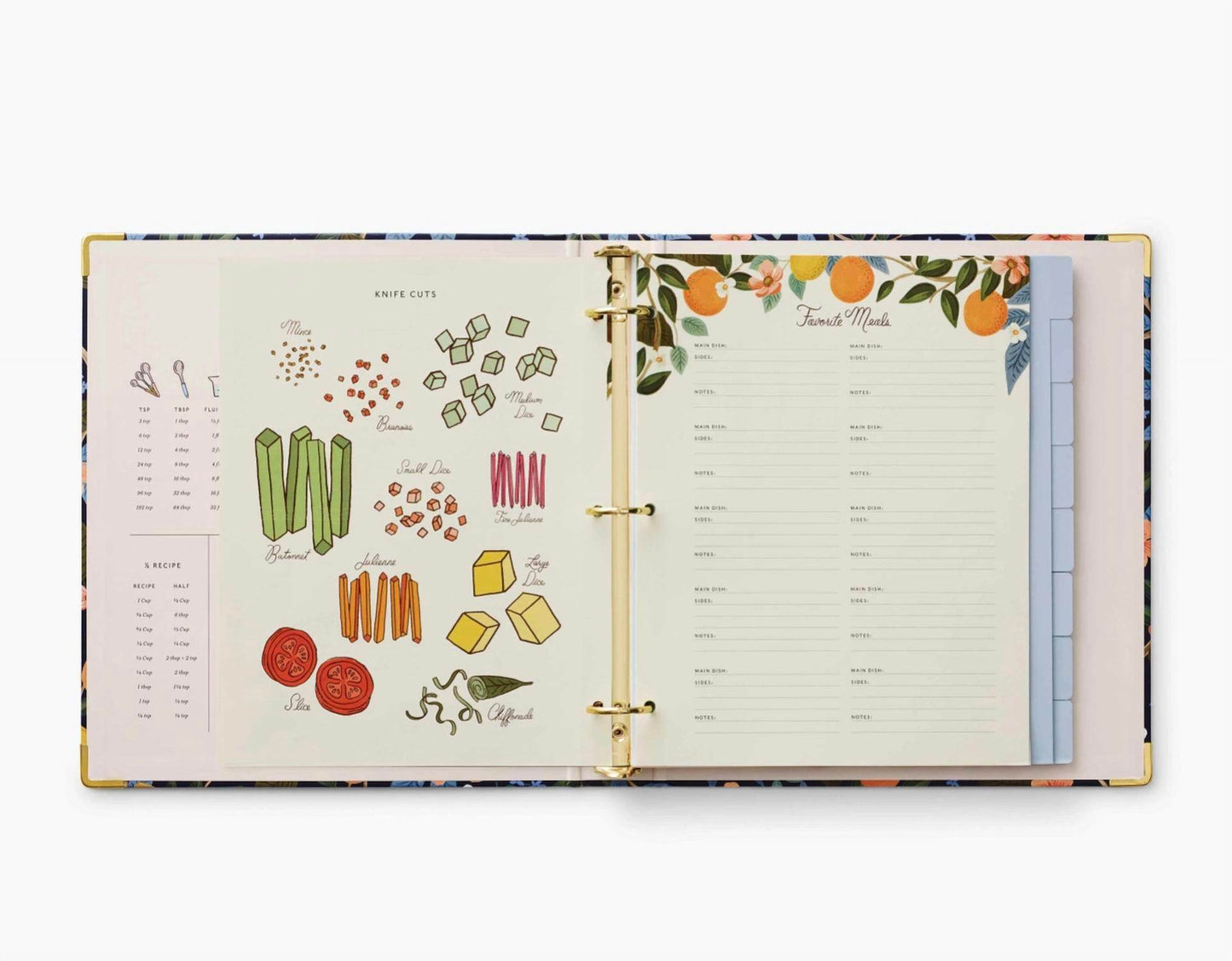 Rifle Paper Co. - Citrus Grove Recipe Binder - Rack Hunt -