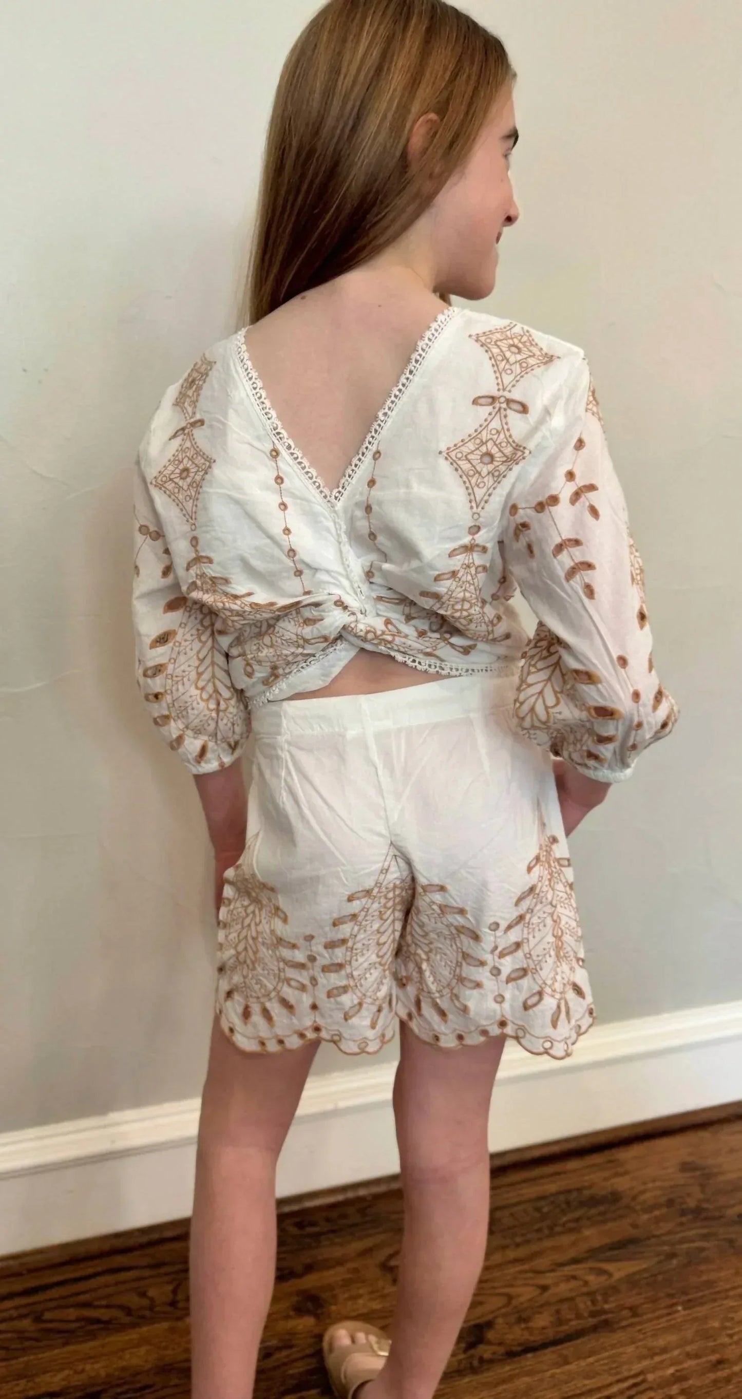 Milon - Girl's Boho Chic Embroidered Set - Rack Hunt