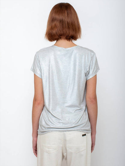 Liat V Neck Jersey Top