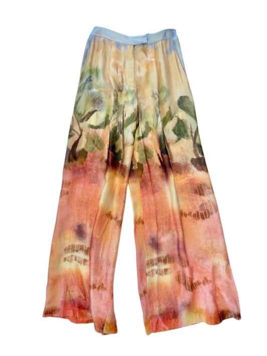 Women's Printed Wide Leg Pants
